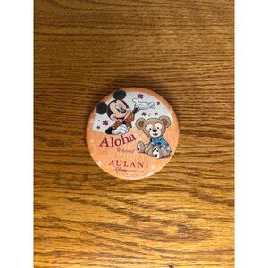 Disney Aulani Hawaii Aloha Welcome Mickey Mouse Duffy Button Badge